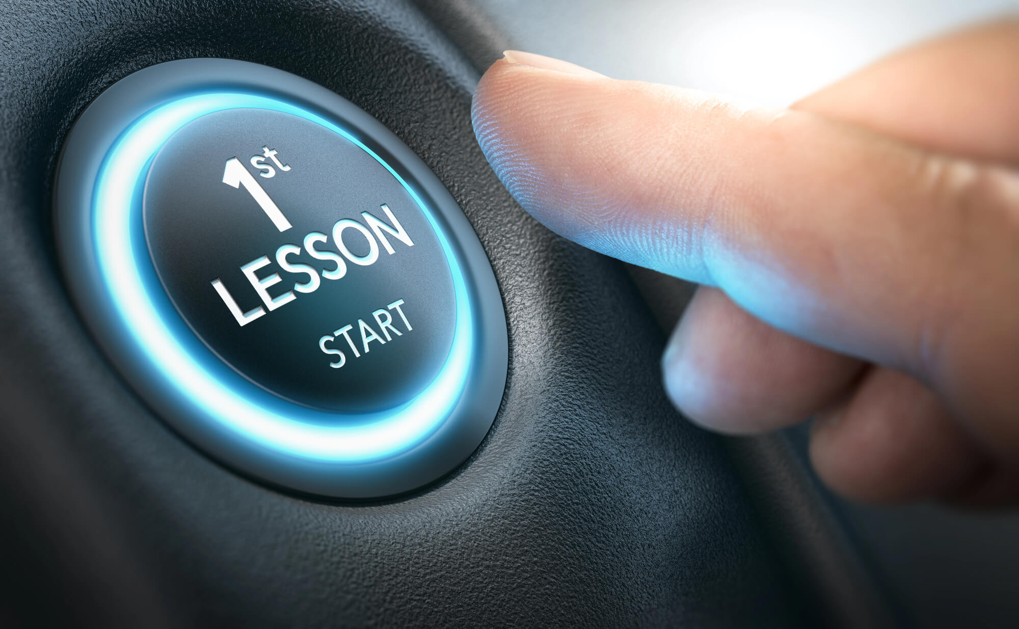 Startknopf zur Fahrstunde
